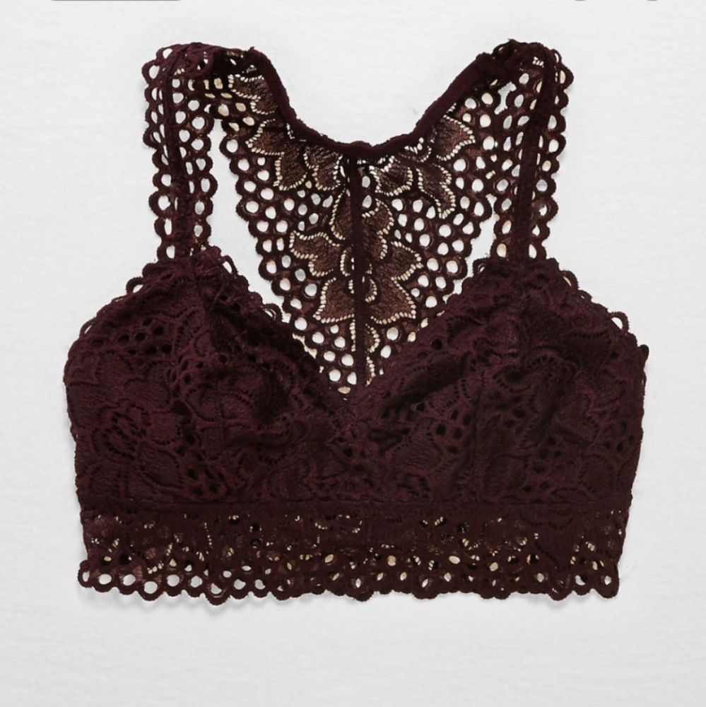 Aerie boho racerback lace bralette